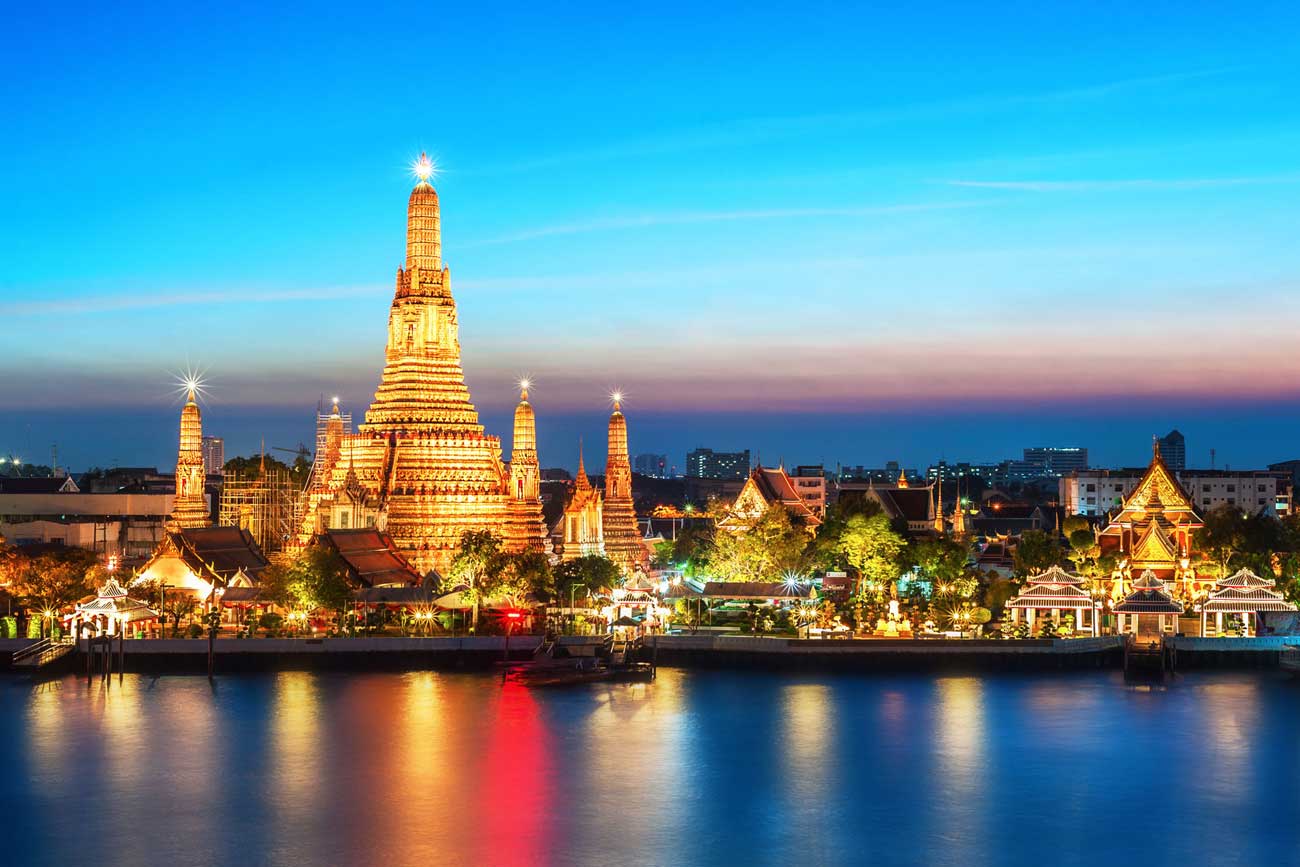 Kiến trúc đẹp tại Thái Lan được khách du lịch ghé thăm nhiều nhất
