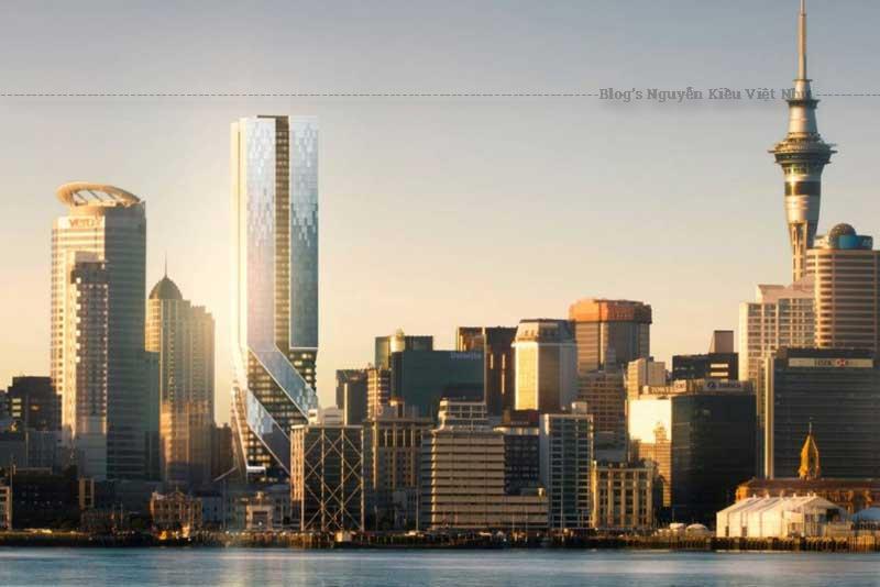 Tòa tháp Pacifica dự kiến khai trương vào cuối năm nay tại trung tâm thành phố Auckland với 295 căn hộ.