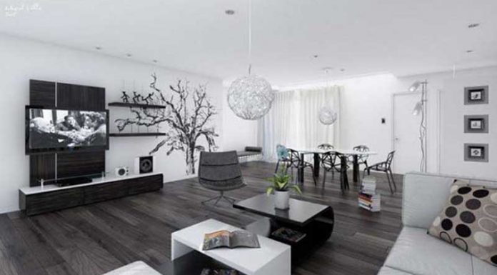 Tư vấn sử dụng màu đen trắng cho nội thất nhà ở thêm ấn tượng